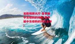 龙胜棋牌大厅-意甲被中东收购的球队(意甲被中东收购的球队名单)